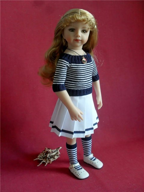 Морские мотивы ушедшего лета и куклы "Maru and friends"