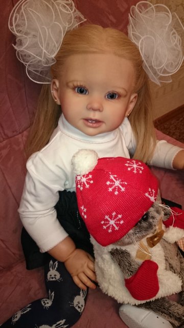 Мое солнышко - малышка Джастина из молда Бонни by Linda Murray