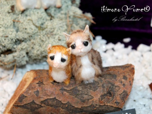 Миниатюрные создания — Игрушки в смешанной технике (мех и глина): Арт (фото 9)