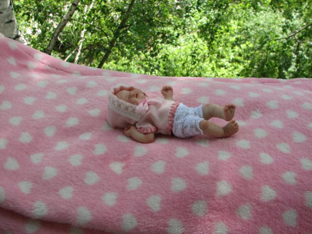 Моя летняя "доделка". Авторская кукла ООАК (фото 4)