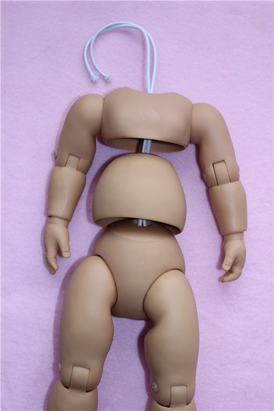 Engel puppe. Небольшой МК по перетяжке и знакомство с куклой этой фабрики (фото 7)