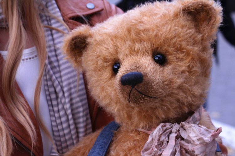 Большой мишка тедди на прогулке (фото 7)