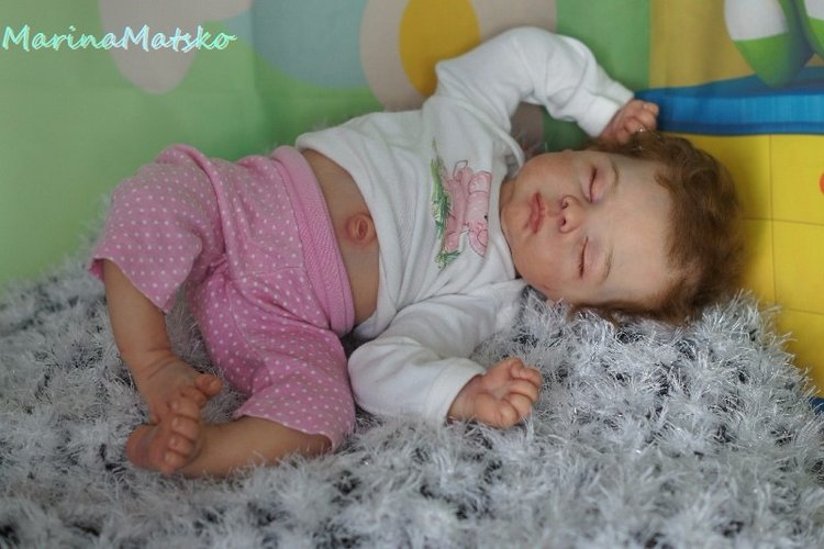 Машулька - мой спящий ангел. Куколка реборн Марины Мацко