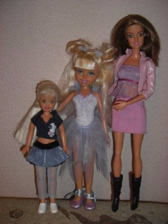 Эволюция куклы Барби и ее сестер