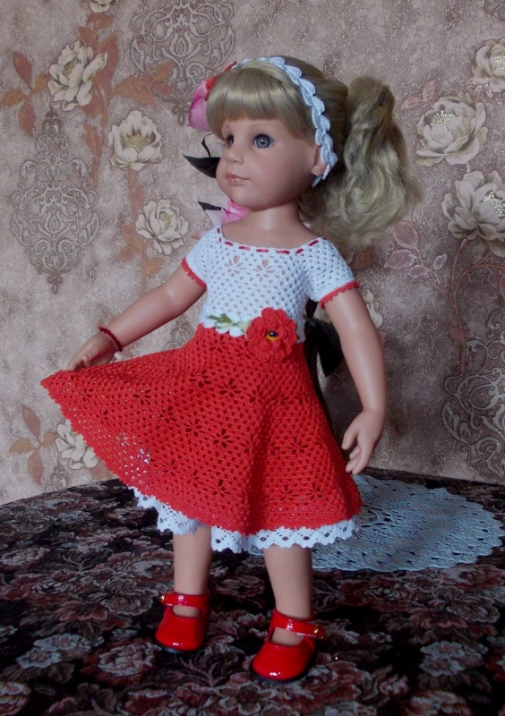 Новые наряды для Готц и платьице для куклы детства (фото 5)