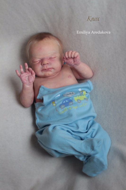 Мой реалистичный малыш реборн из молда Knox. Кукла Эмилии Аредаковой