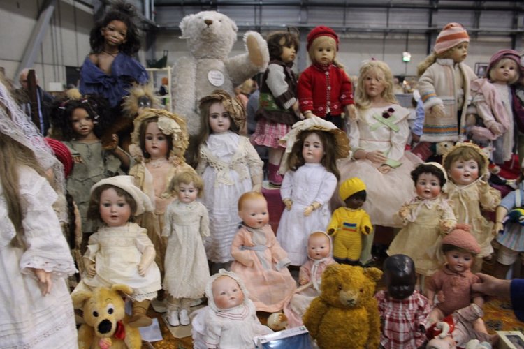 Выставка мишек, кукол и кукольной миниатюры в Голландии 2017 - часть третья