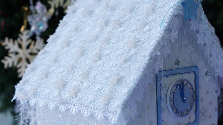 Снежный домик для Новогоднего интерьера