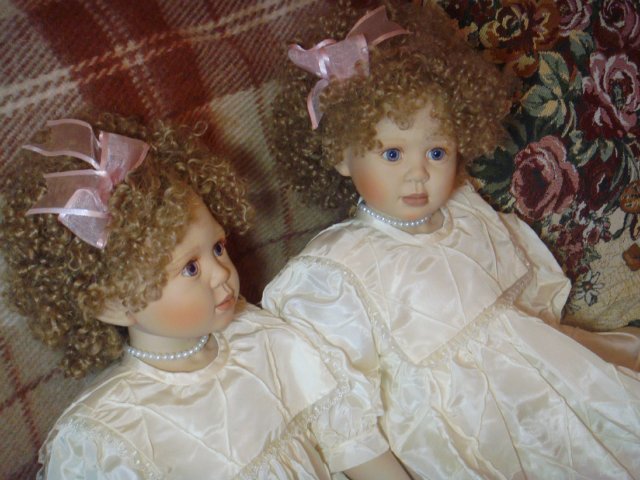 Сестренки-апельсинки — Куклы Christine Orange (Кристин Оранж): фарфор (фото 2)