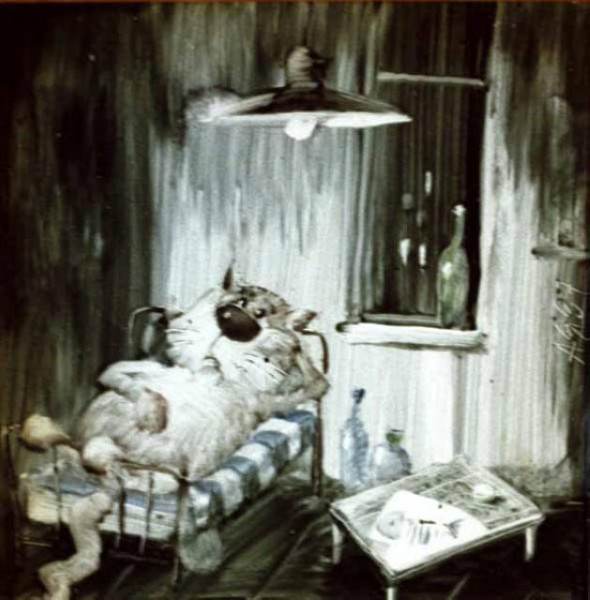 Усатые-полосатые. Коты художника Анатолия Ярышкина (фото 6)