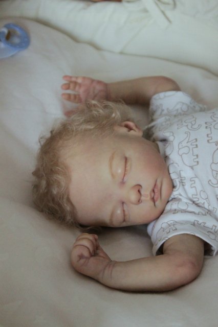 Мальчик одуванчик... Куколка реборн Вишни Виктории