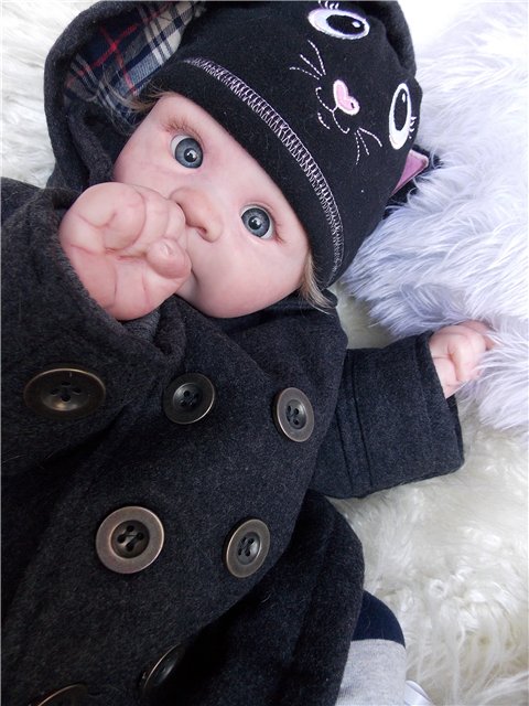 Котенок Савушка, мой забавный глазастик реборн. Детская Светланы Матляк