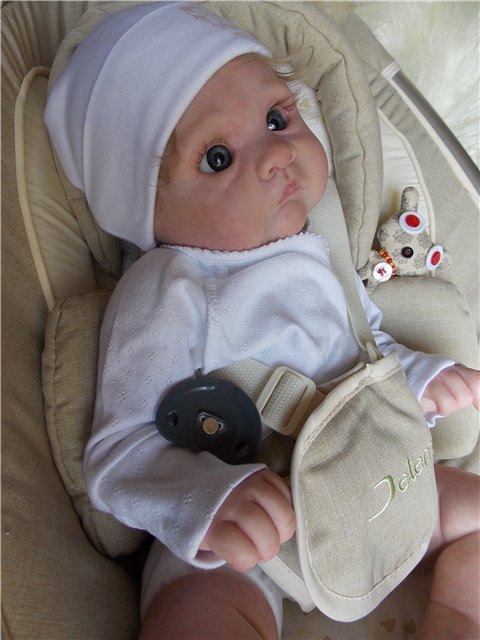 Котенок Савушка, мой забавный глазастик реборн. Детская Светланы Матляк (фото 5)