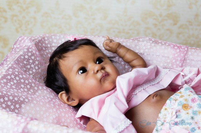 Этническая крошечка реборн, прототип PIXIE скульптора Bonnie Brown (фото 2)