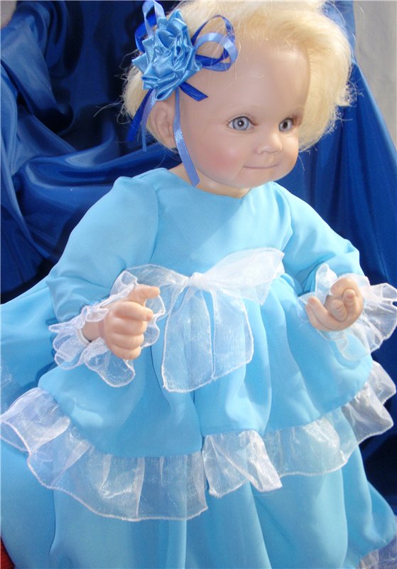 Платье для Ланочки — Одежда и обувь для кукол своими руками: фото (фото 6)