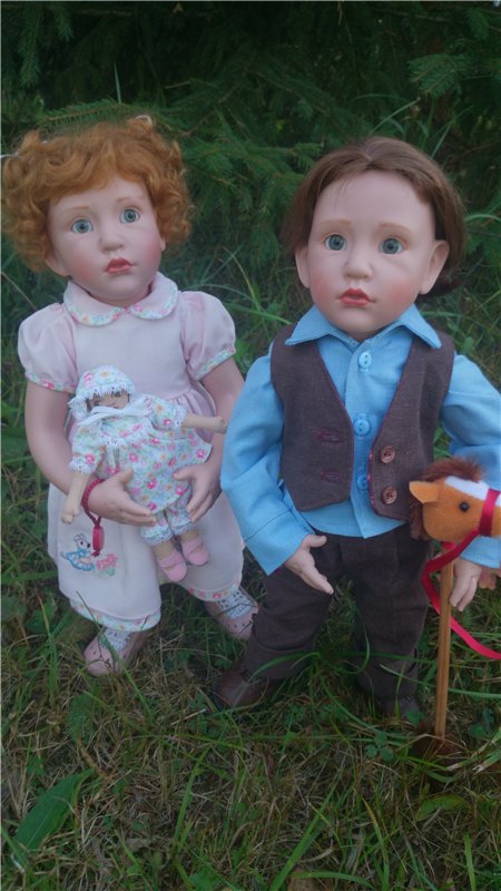 Карл и Каролина - брат и сестра от Беатрис Перини, Готц (фото 4)