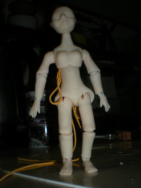 Очередная "моя первая шарнирная кукла"