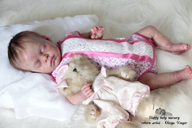 Моя принцесса Крошечка-Кокошечка. Кукла реборн Олеси Венгер