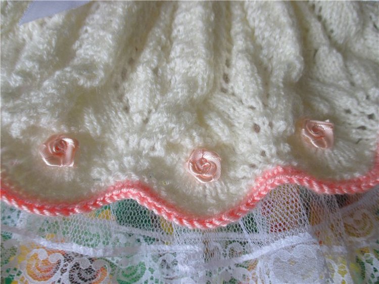 «Бутончик чайной розы»- моя новая работа ( для малышек Lee Middleton ,реборн и всеx подобныx малышек-очаровашек) (фото 6)