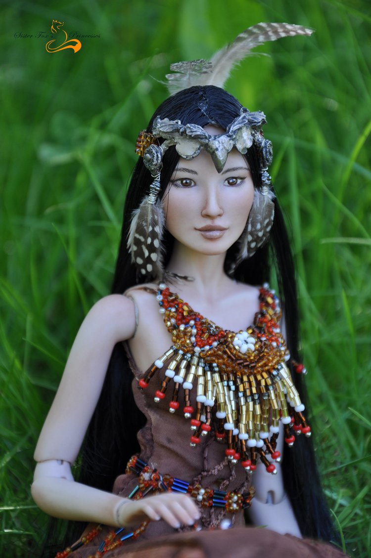 Фарфоровая шарнирная кукла Нейсаллари от SisterFox | Бэйбики Фарфоровая шарнирная кукла Нейсаллари от SisterFox (фото 3)