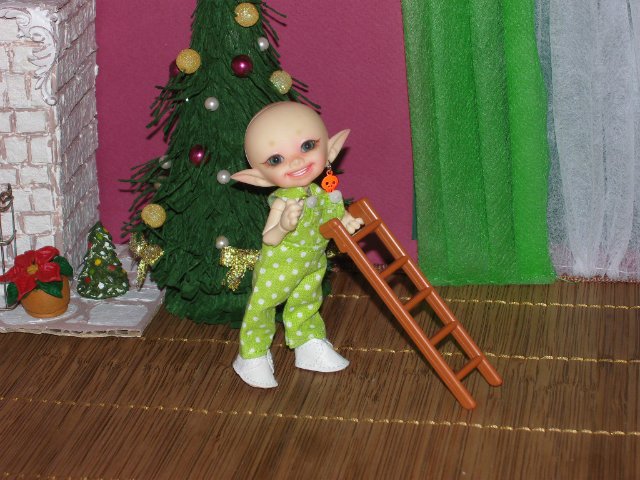 Занавесочная история. Кукольная миниатюра (фото 5)