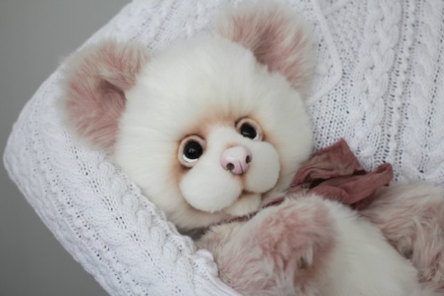 Мишка тедди Эбби. Авторские игрушки Татьяны Матляк | Бэйбики Мишка тедди Эбби. Авторские игрушки Татьяны Матляк (фото 5)