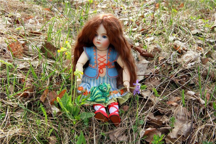 Сказочное Василёво. Реплика антикварной куклы Bébé BRU JNE от автора Branka Schärli