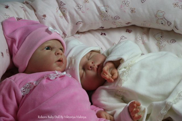 Близняшечки Ноа... Куколки реборн Виктории Вишни