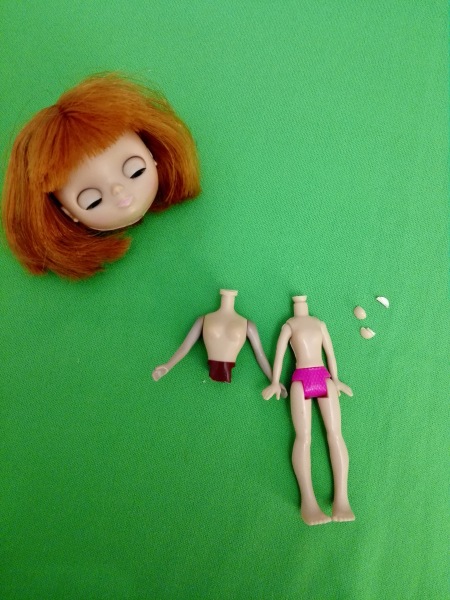 Пересадка Blythe Petite на Polly Pocket (фото 9)