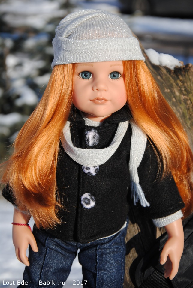 Самая красивая Рыжая. Сара с собачкой 2009 г от Gotz (фото 3)