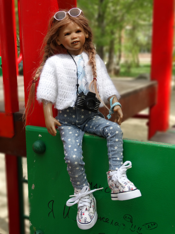 Девочки из разных эпох. Куклы Аннет Химштедт. Или с любимыми не расставайтесь