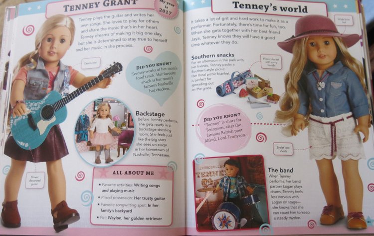 Снова American Girl: mini-девочки. update: Character Encyclopedia, избранные страницы