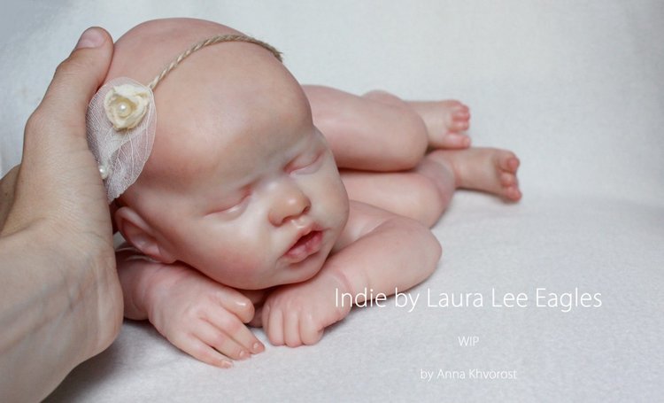 Малышка-реборн Инди, Indie kit by Laura Lee Eagles (фото 2)