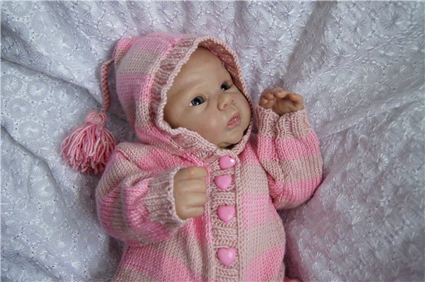 Полосатая тема. Костюмы для реборн (фото 7)