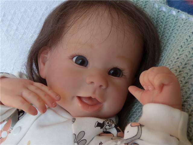 Кукла реборн ДиДи, молд замечательного мастера Линды Мюррей (фото 8)