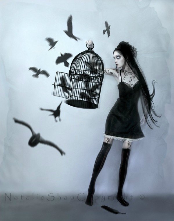 Готическая красота от Натали Шау (Natalie Shau)