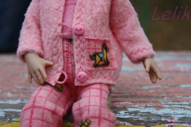 Прогулка с кнопочкой. Теплая одежда для моей куколки (фото 8)