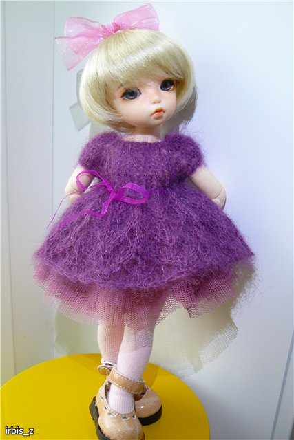 Фиолетовая Снежинка или Новый образ Миланки (LittleFee Leah) | Бэйбики Фиолетовая Снежинка или Новый образ Миланки (LittleFee Leah) (фото 3)