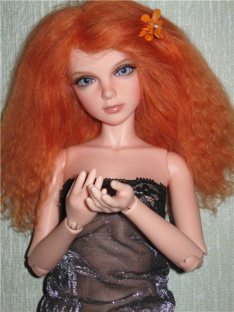 Золотые ручки 2. Паричок для куклы БЖД Iplehouse JID Leona (фото 3)