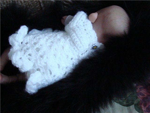 Маленькая Снежинка и помпушка Рози. Авторские куклы Кондрашовой Ирины (фото 6)