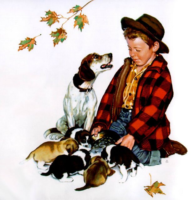 Марк Твен американской живописи. Лиричная и живая старая Америка Нормана Роквелла