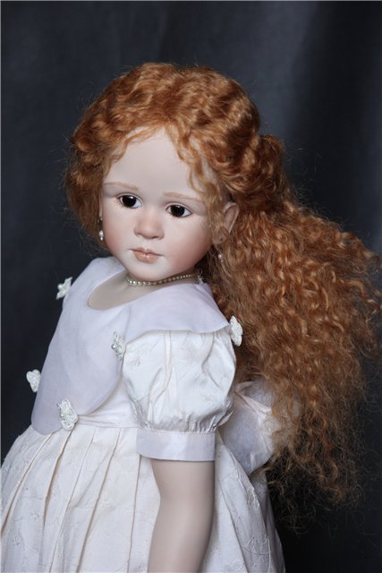 Фарфоровая девочка Фи (Fee) и её мишка Фернандо. Рут Триффайзен (Ruth Treffeisen) (фото 2)