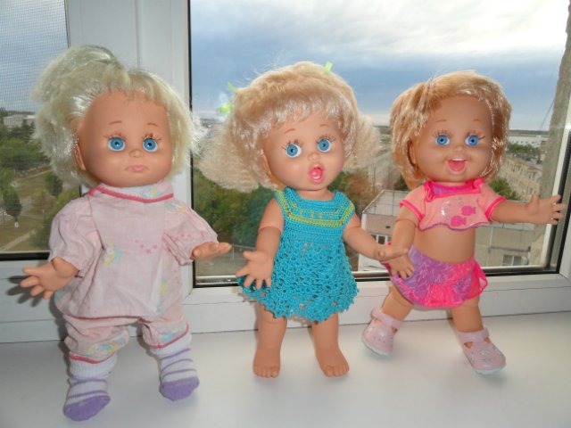 Приехали мои родные! Galoob Baby Face