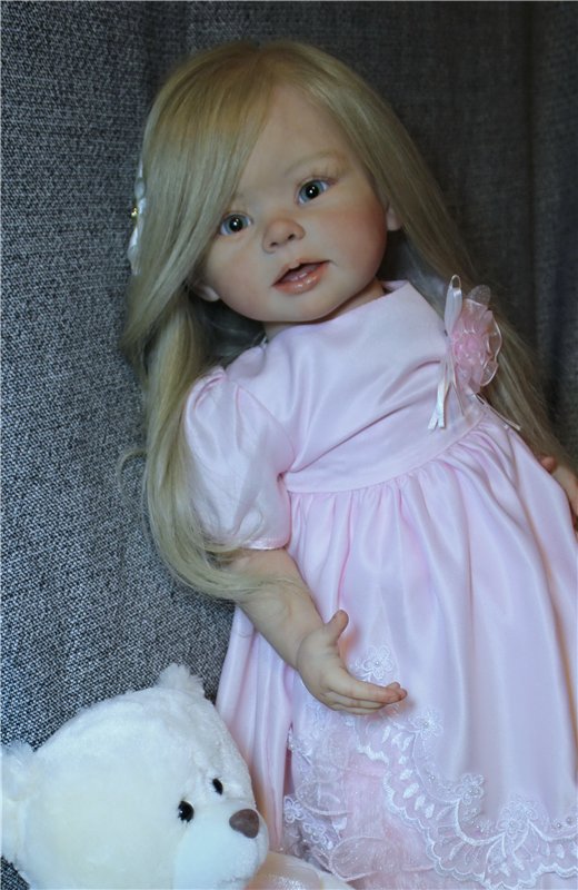 Золотая Злата. Кукла реборн Анастасии Гангало (фото 7)