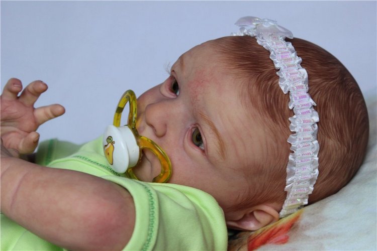 В траве сидел Кузнечик. Кукла реборн Светланы Преображеской (фото 3)