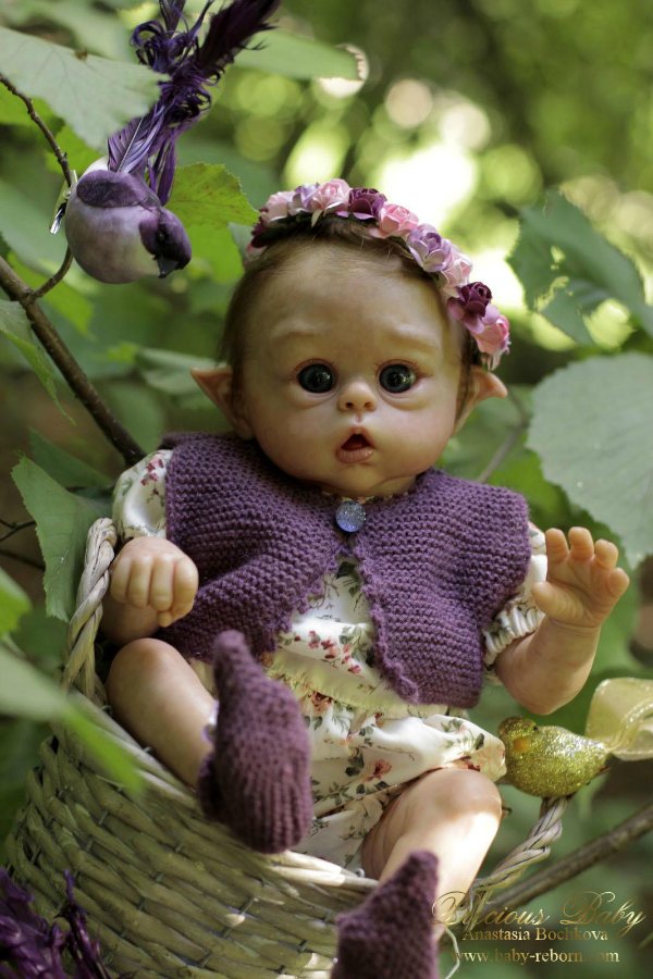 Сказочная малышка Офелия! Кукла реборн Анастасии Бочковой | Бэйбики Сказочная малышка Офелия! Кукла реборн Анастасии Бочковой (фото 4)