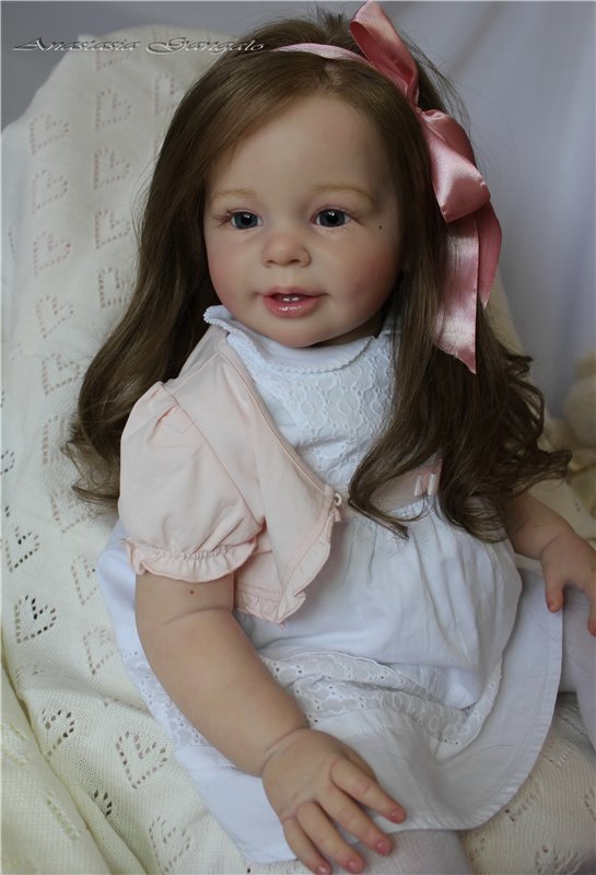 Поделись улыбкою своей.Стефания,кукла реборн Анастасии Гангало (фото 6)