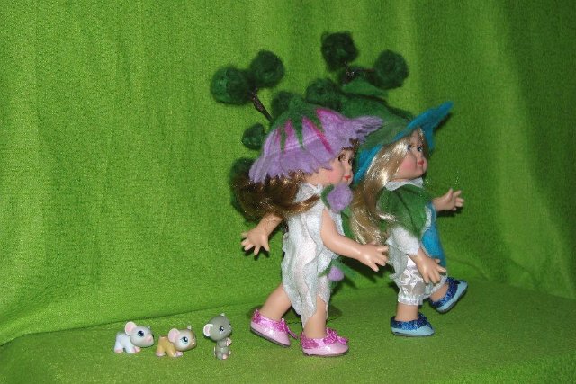 Сказка о цветочных феях — Одежда и обувь для кукол своими руками: фото