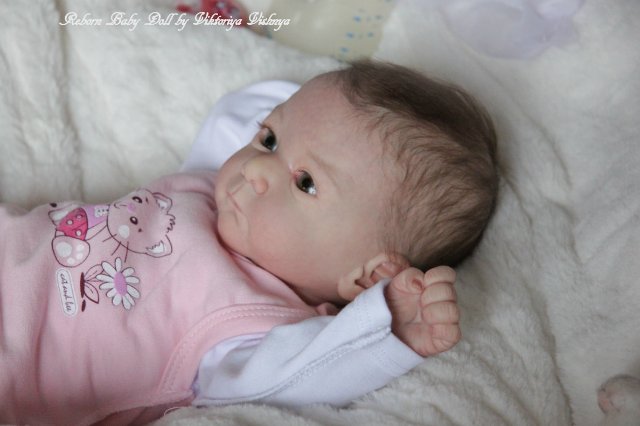 Моя малышка из нового молда Matis от Gudrun Legler. Куколка реборн Виктории Вишни