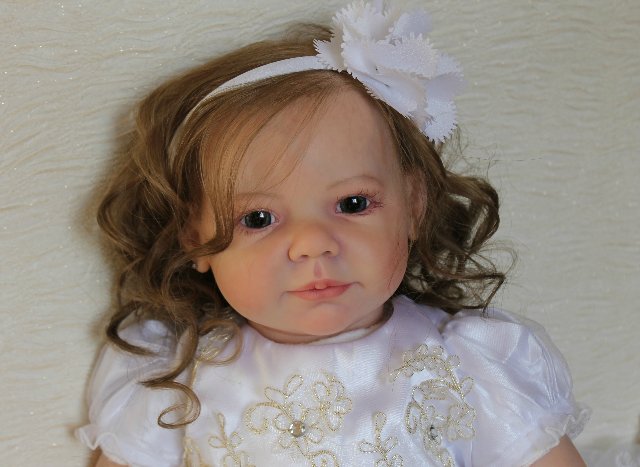 Моя милая Мариночка! Малышка реборн из молда Camille